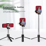 Selfie Stick With Led Light Wireless Bluetooth Mini Tripod Stand